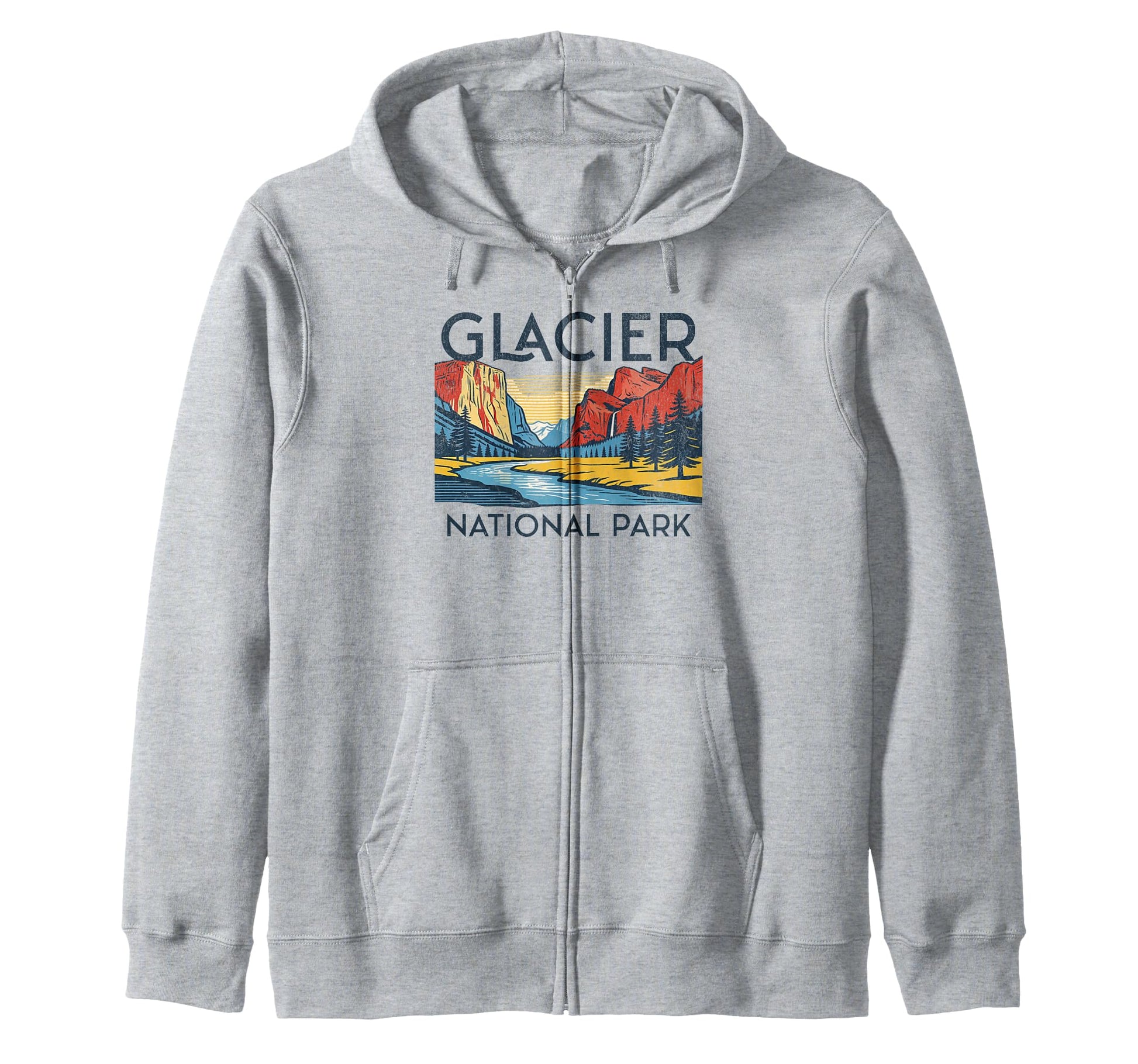 Glacier National Park Montana Sweatshirt - Casual Everyday Wear Men Women - T-Shirt, Sweatshirt, Hoodie
