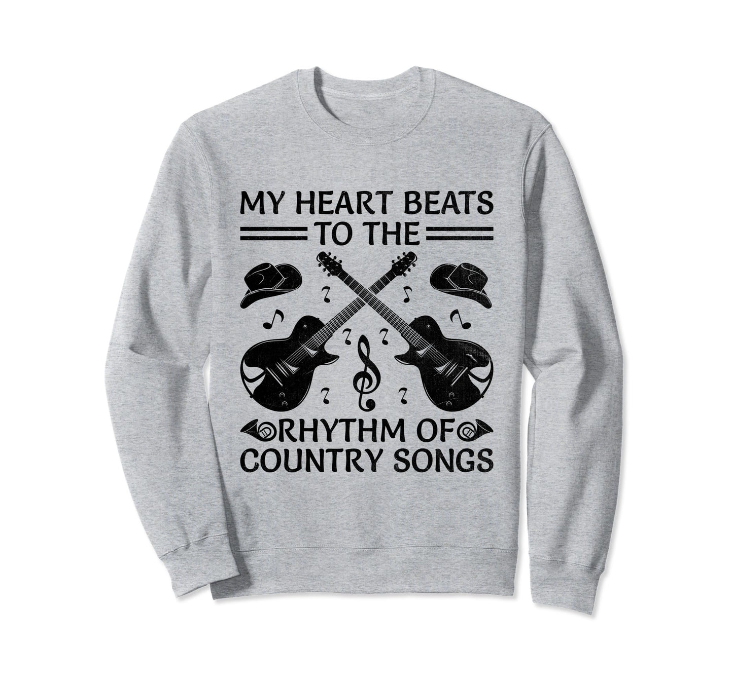 County Music Music Lover Western Sweatshirt - Novelty Apparel for Adults - T-Shirt, Sweatshirt, Hoodie