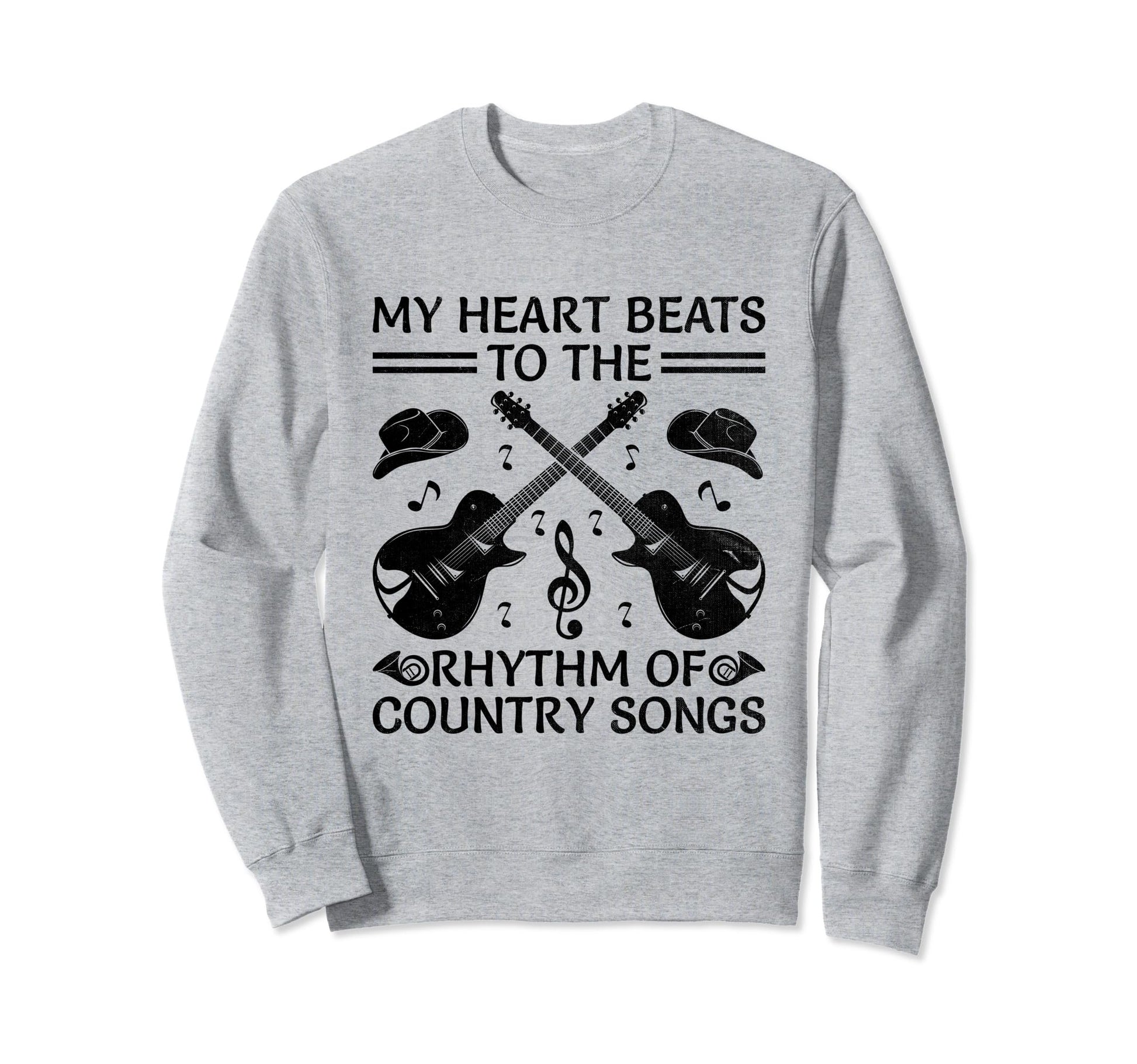 County Music Music Lover Western Sweatshirt - Novelty Apparel for Adults - T-Shirt, Sweatshirt, Hoodie