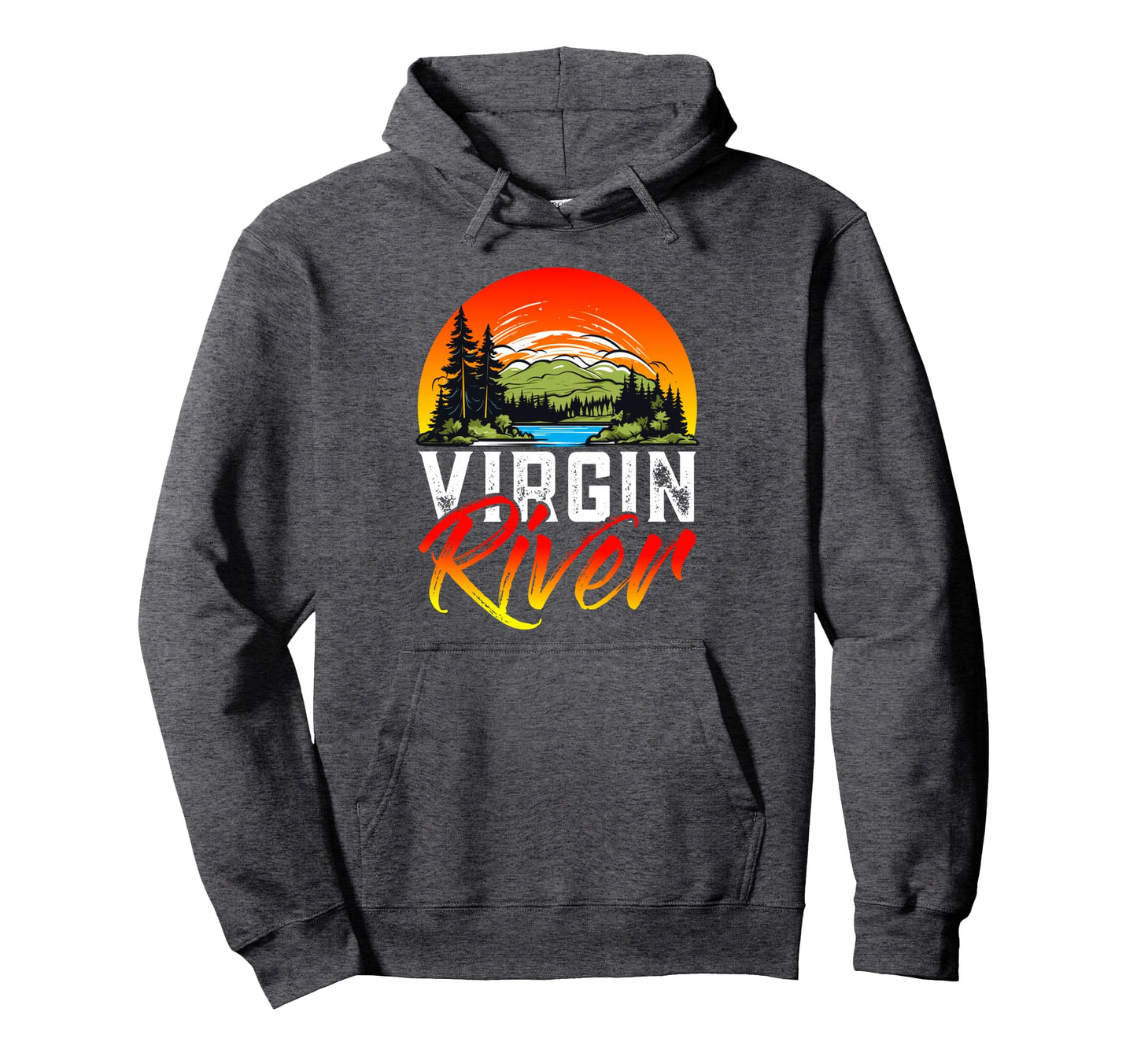 Virgin River Minimalist River Virgin Hoodie - Custom Art Print Men Women - T-Shirt, Sweatshirt, Hoodie