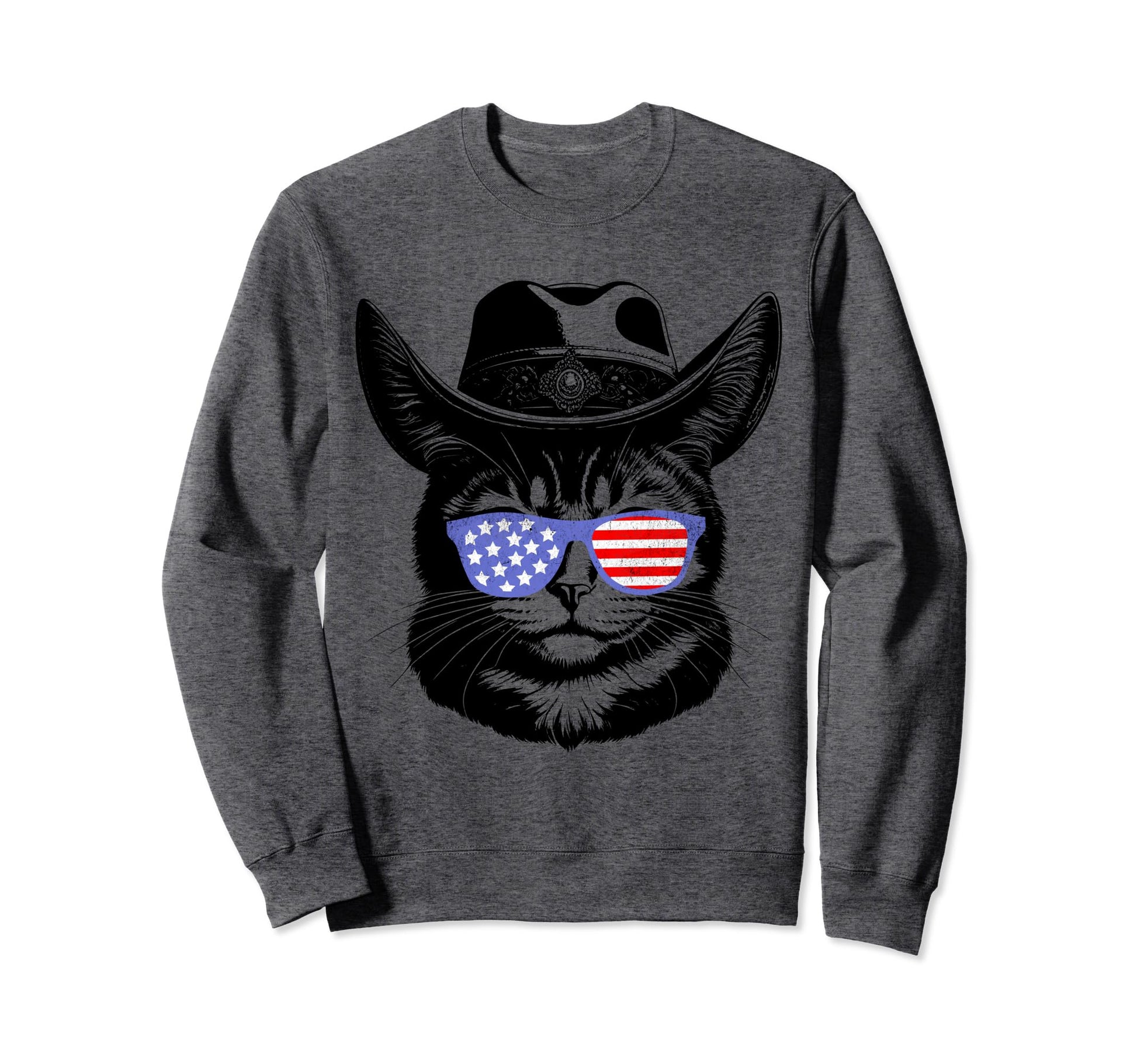 Meowdy Cat Cowboy Funny Country Cat Sweatshirt - Trendy Graphic Men Women - T-Shirt, Sweatshirt, Hoodie