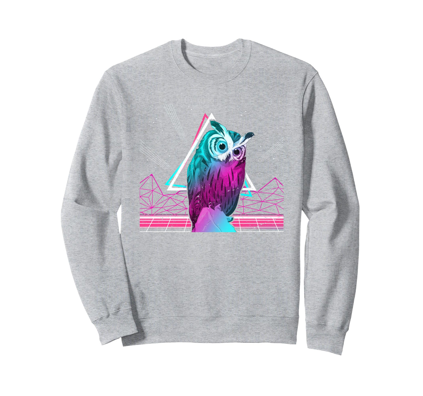 Wise Bird Synthwave Sweatshirt - Casual Everyday Wear for Adults - T-Shirt, Sweatshirt, Hoodie