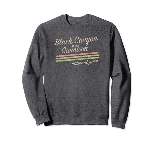 Black Canyon Gunnison National Park Sweatshirt - Novelty Apparel for Adults - T-Shirt, Sweatshirt, Hoodie