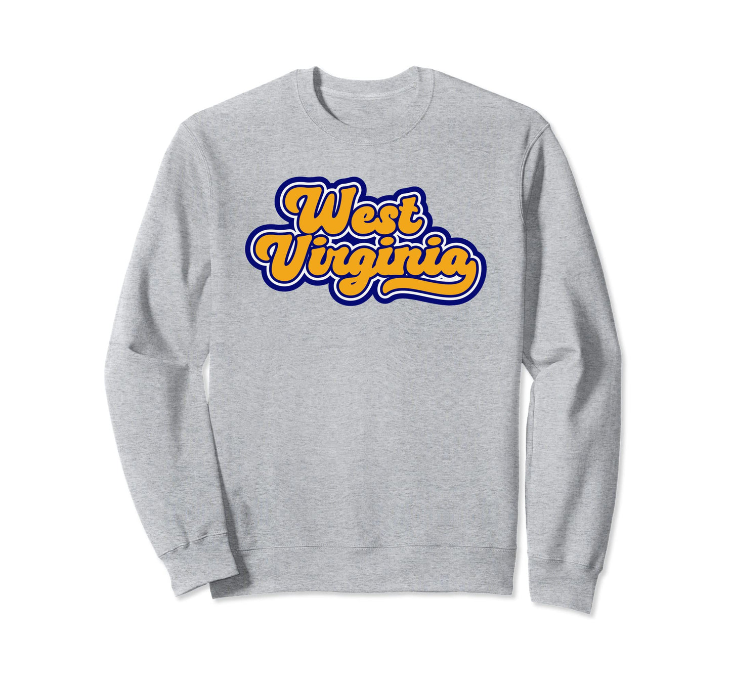 West Virginia Script Sweatshirt - Custom Art Print Men Women - T-Shirt, Sweatshirt, Hoodie