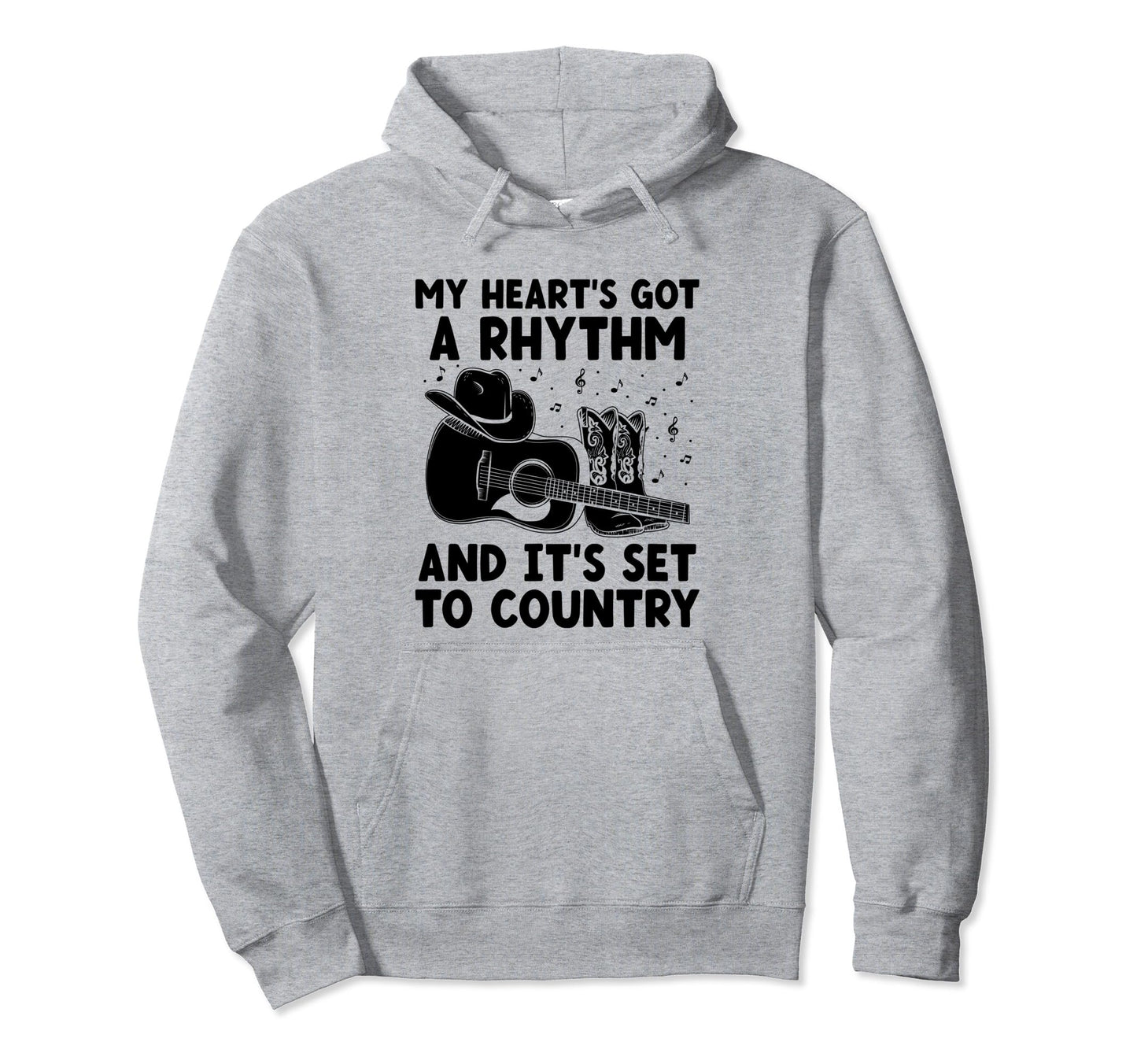 County Music Music Lover Western Hoodie - Casual Everyday Wear Unisex - T-Shirt, Sweatshirt, Hoodie