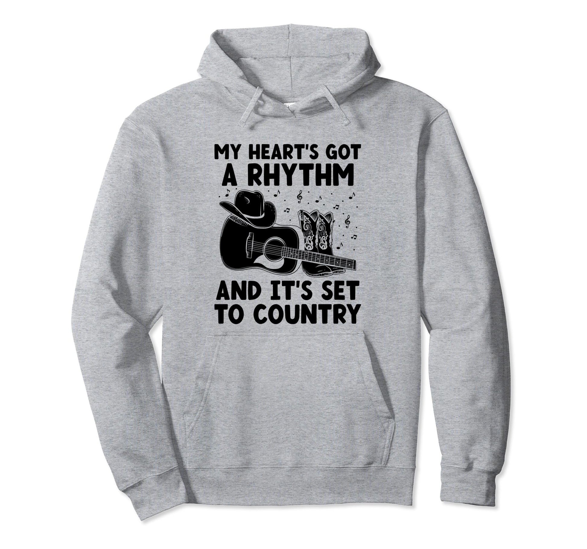 County Music Music Lover Western Hoodie - Casual Everyday Wear Unisex - T-Shirt, Sweatshirt, Hoodie