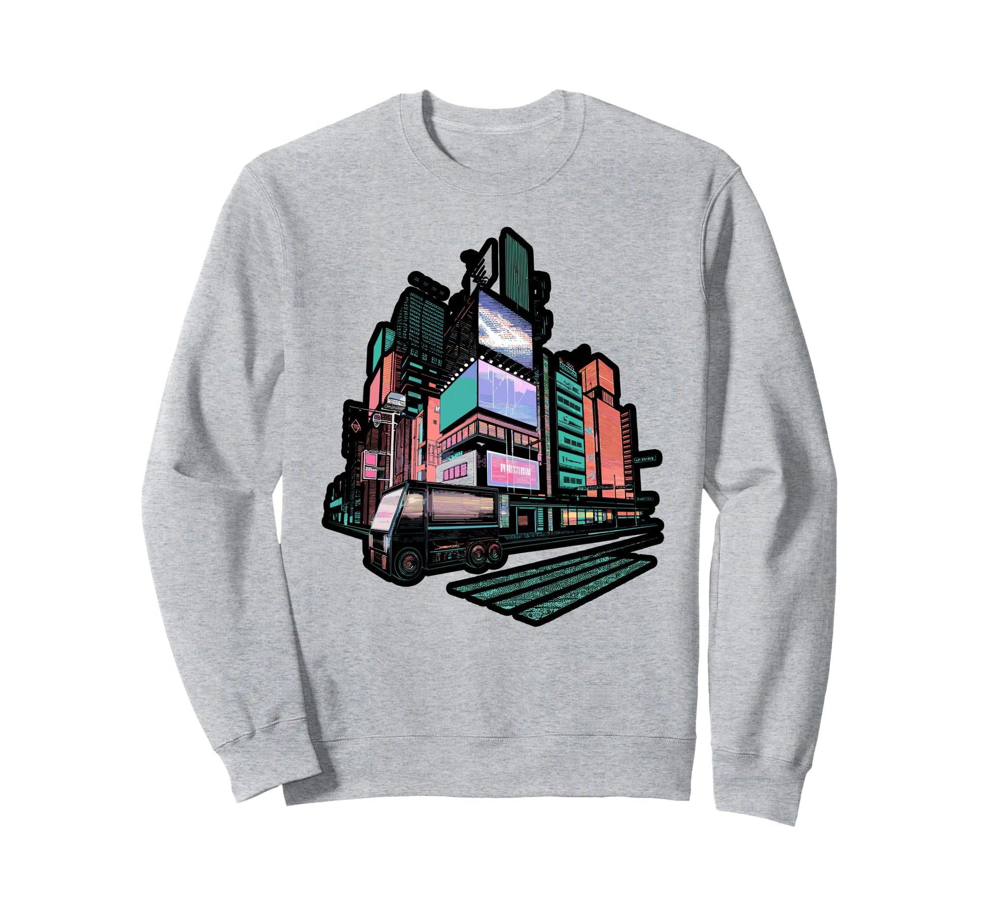 Vaporwave Japanese Streetwear Sweatshirt - Custom Art Print Unisex - T-Shirt, Sweatshirt, Hoodie