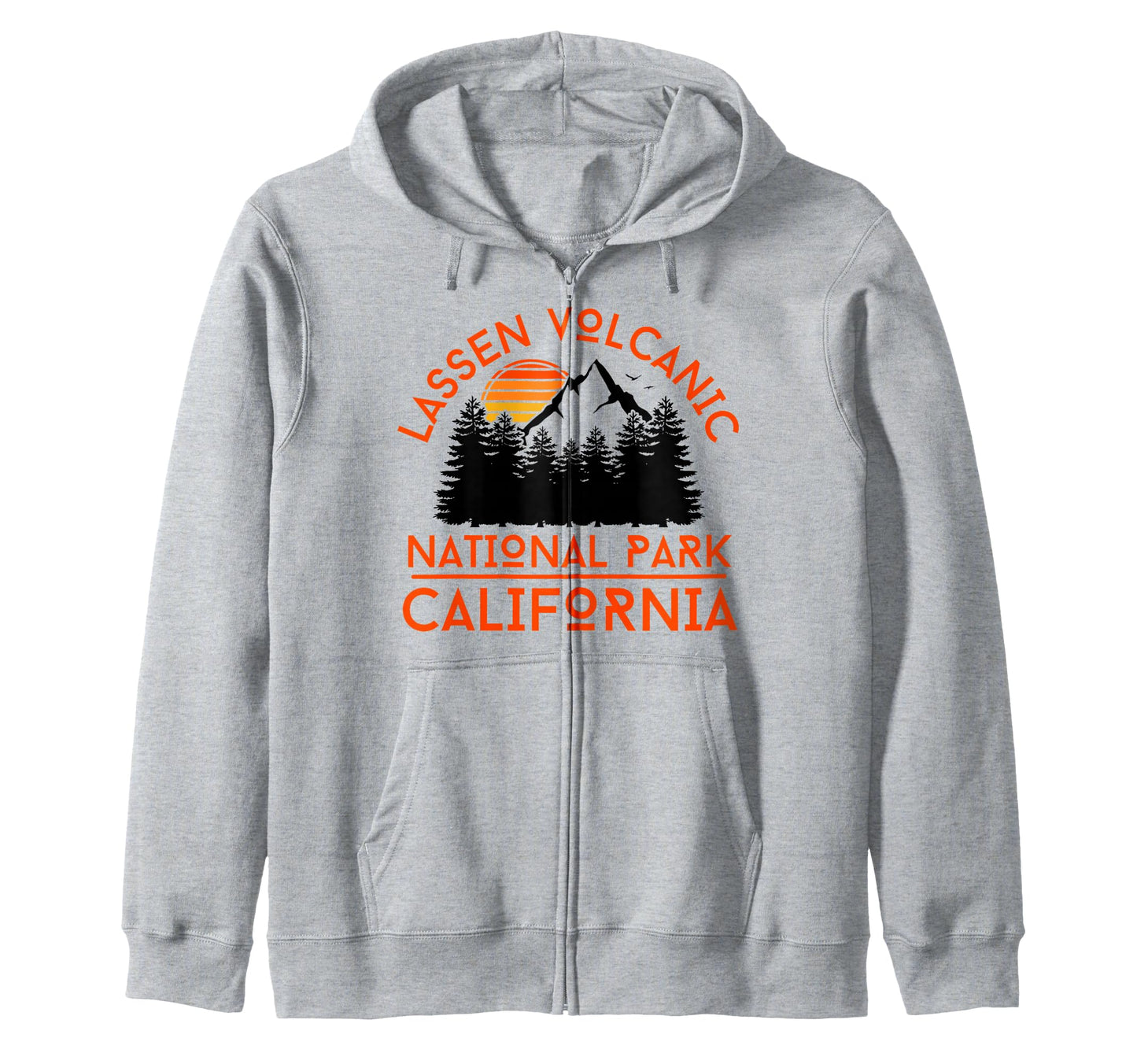 Lassen Volcanic National Park Sweatshirt - Minimalist Print for Adults - T-Shirt, Sweatshirt, Hoodie