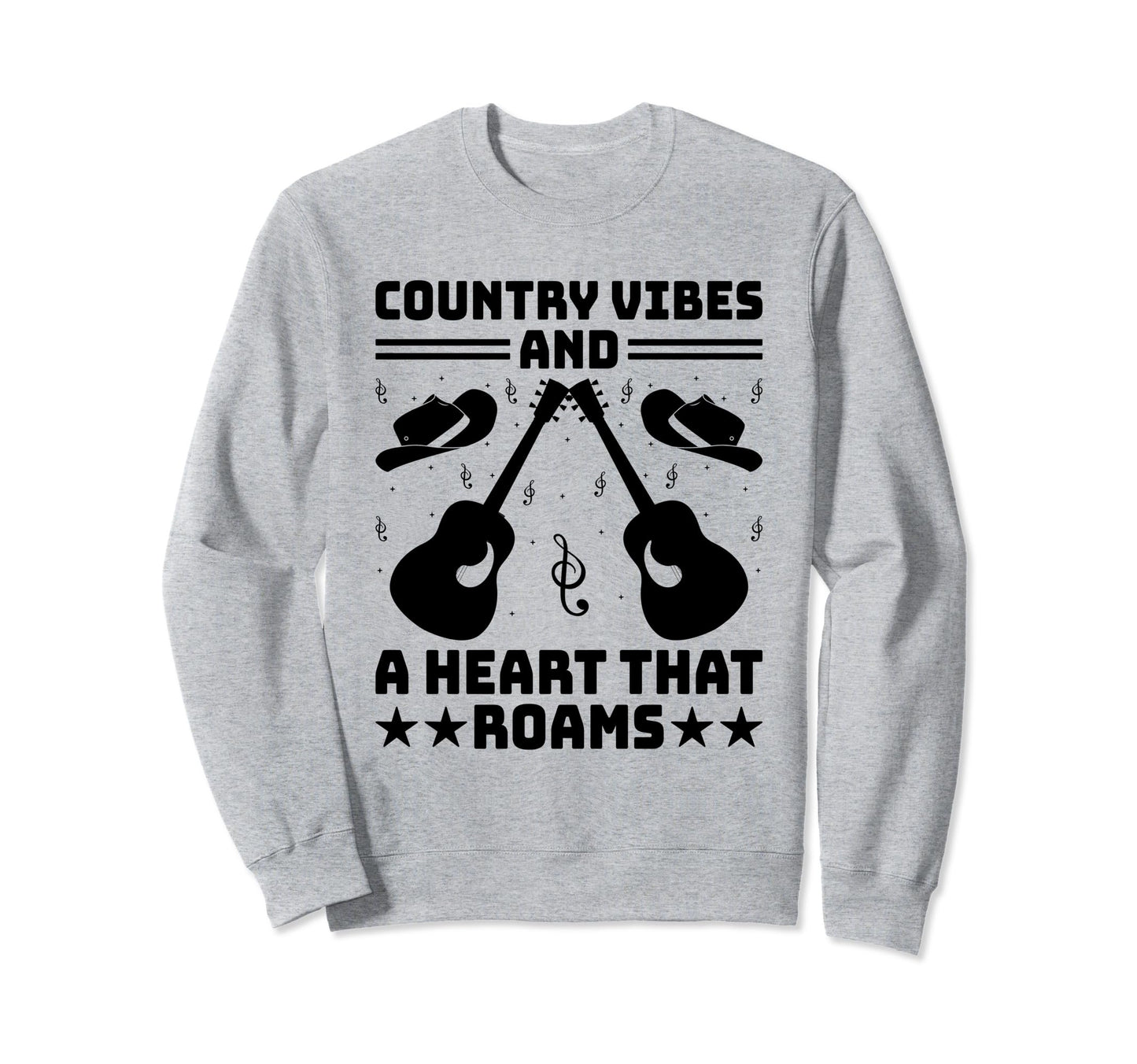 County Music Music Lover Western Sweatshirt - Custom Art Print Men Women - T-Shirt, Sweatshirt, Hoodie