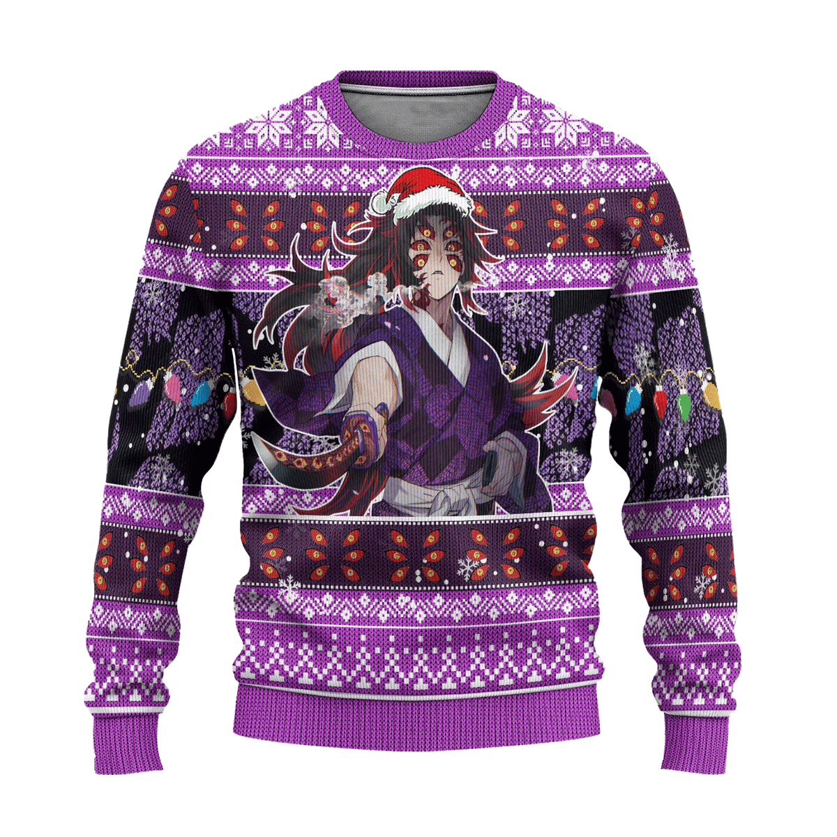 Kokushibo Anime 3D Ugly Christmas Sweater - Holiday Gift product image