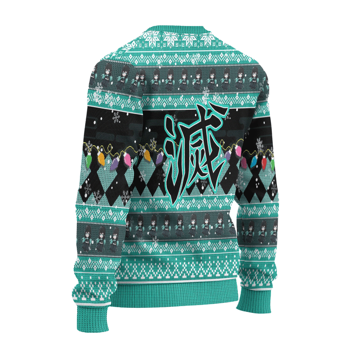 Muichiro Tokito Anime 3D Ugly Christmas Sweater - Holiday Gift product image 2
