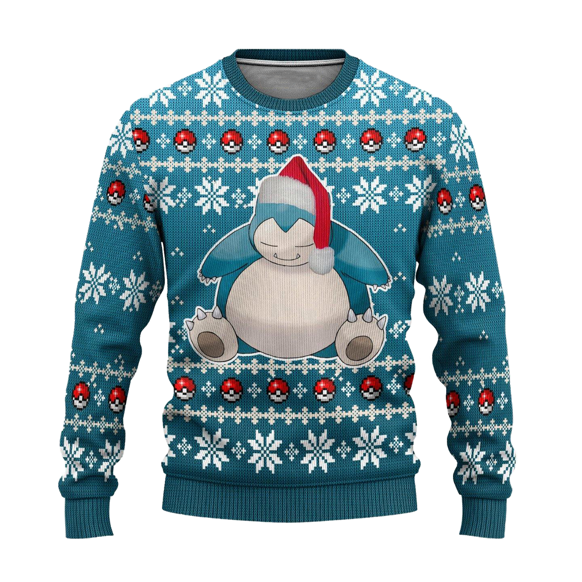 Snorlax Anime 3D Ugly Christmas Sweater - Holiday Gift product image