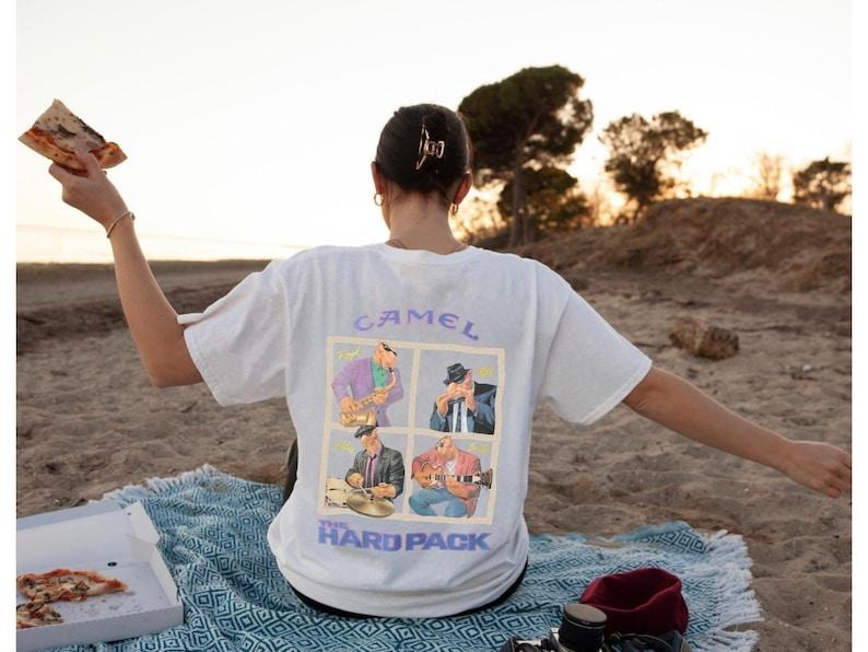 90s Camel Hard Pack Pocket Vintage Cigarette Joe - Adult & Kids T-Shirts, Sweatshirts & Hoodies apparel design preview 1