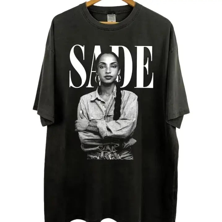 90s Vintage Sade Adu Tour Pop Music Fan - Adult & Kids T-Shirts, Sweatshirts & Hoodies apparel design preview 1