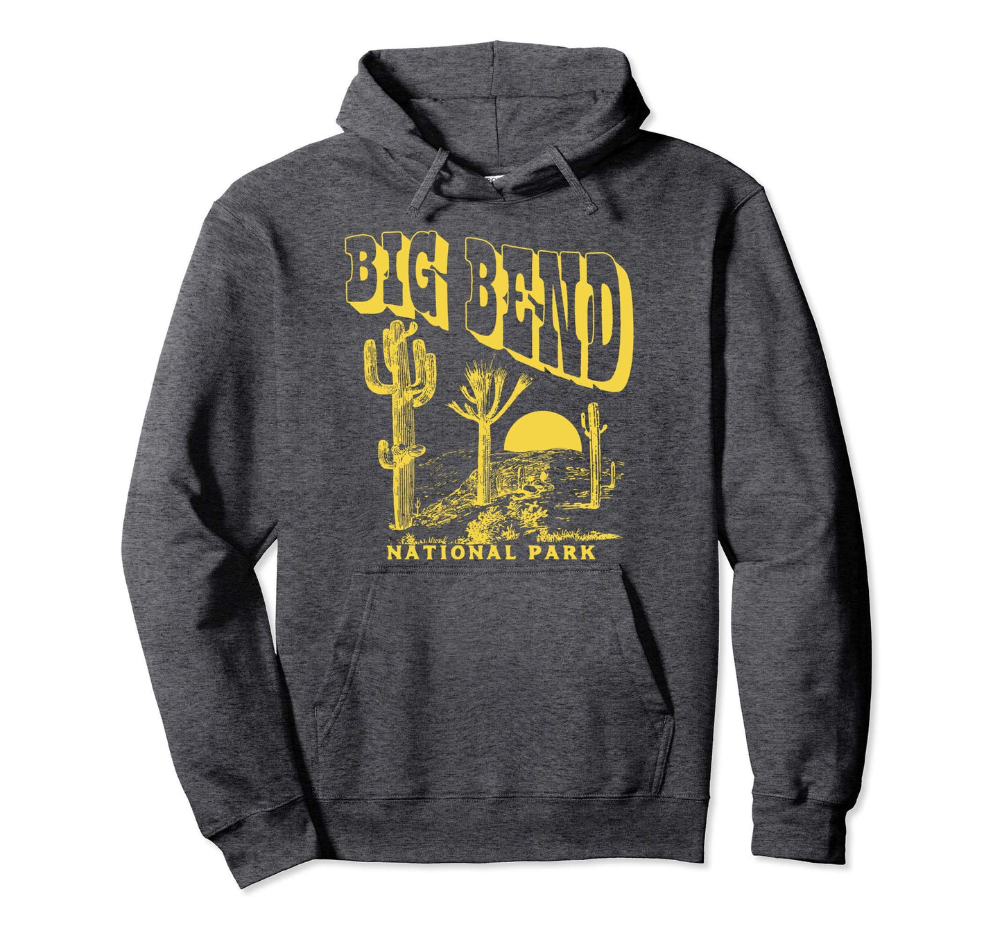 Big Bend National Park Saguaro Cactus Hoodie - Minimalist Print Men Women - T-Shirt, Sweatshirt, Hoodie