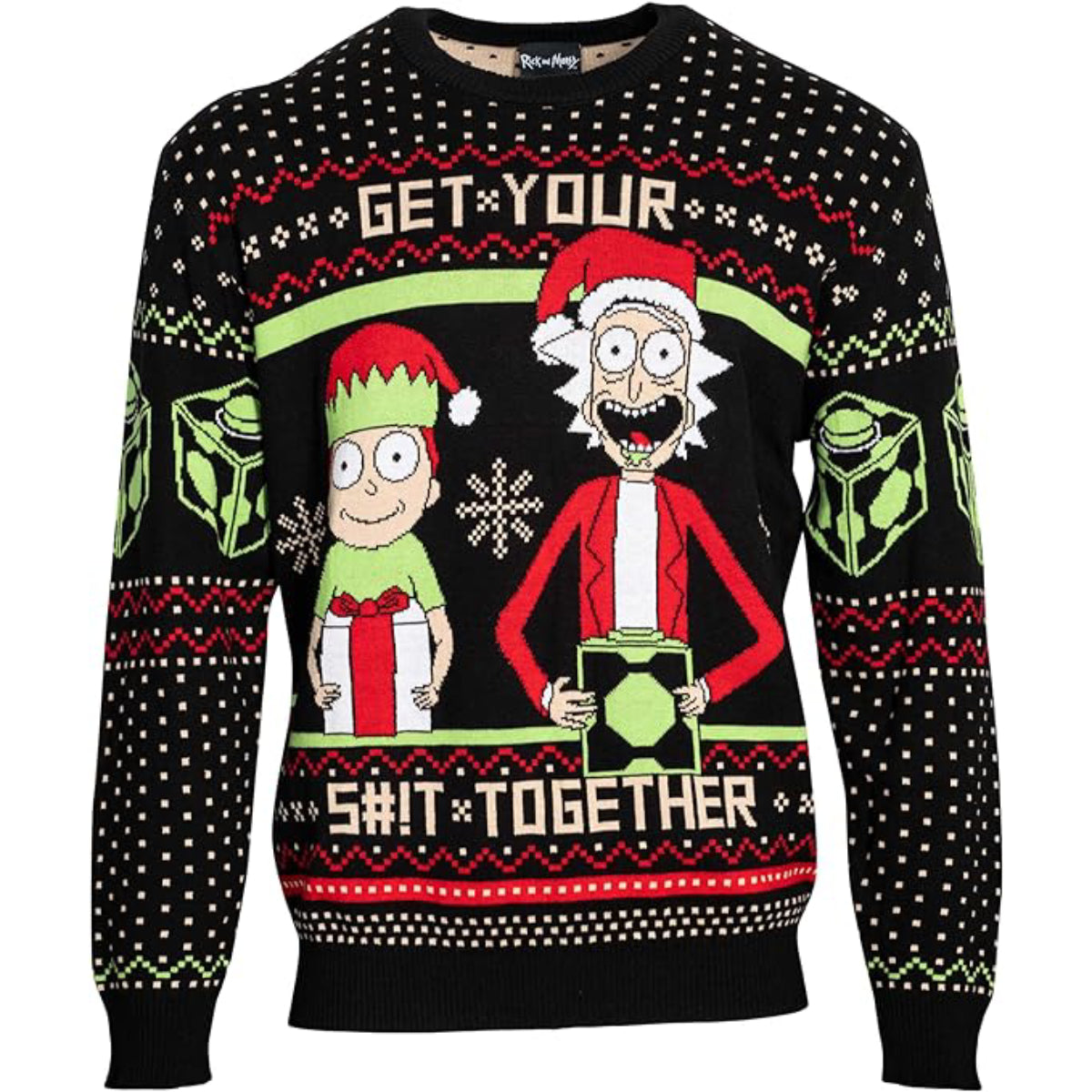 Rick Morty Get Your Shit Together Graphic Sweater - Gift Idea product image