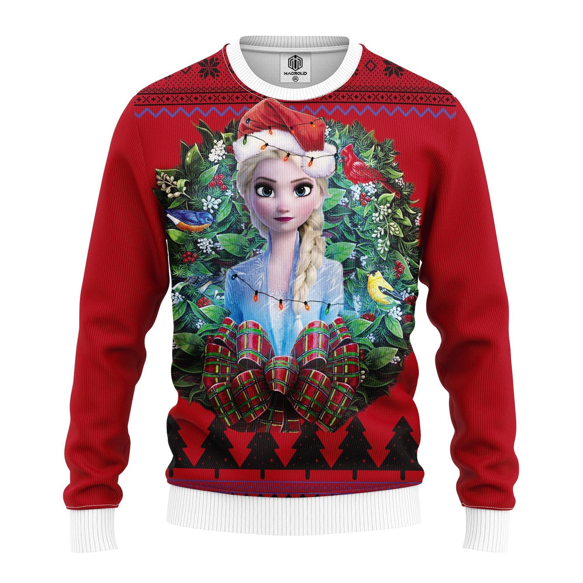 Beauty Elsa Noel Mc 3D Ugly Christmas Sweater - Holiday Gift product image
