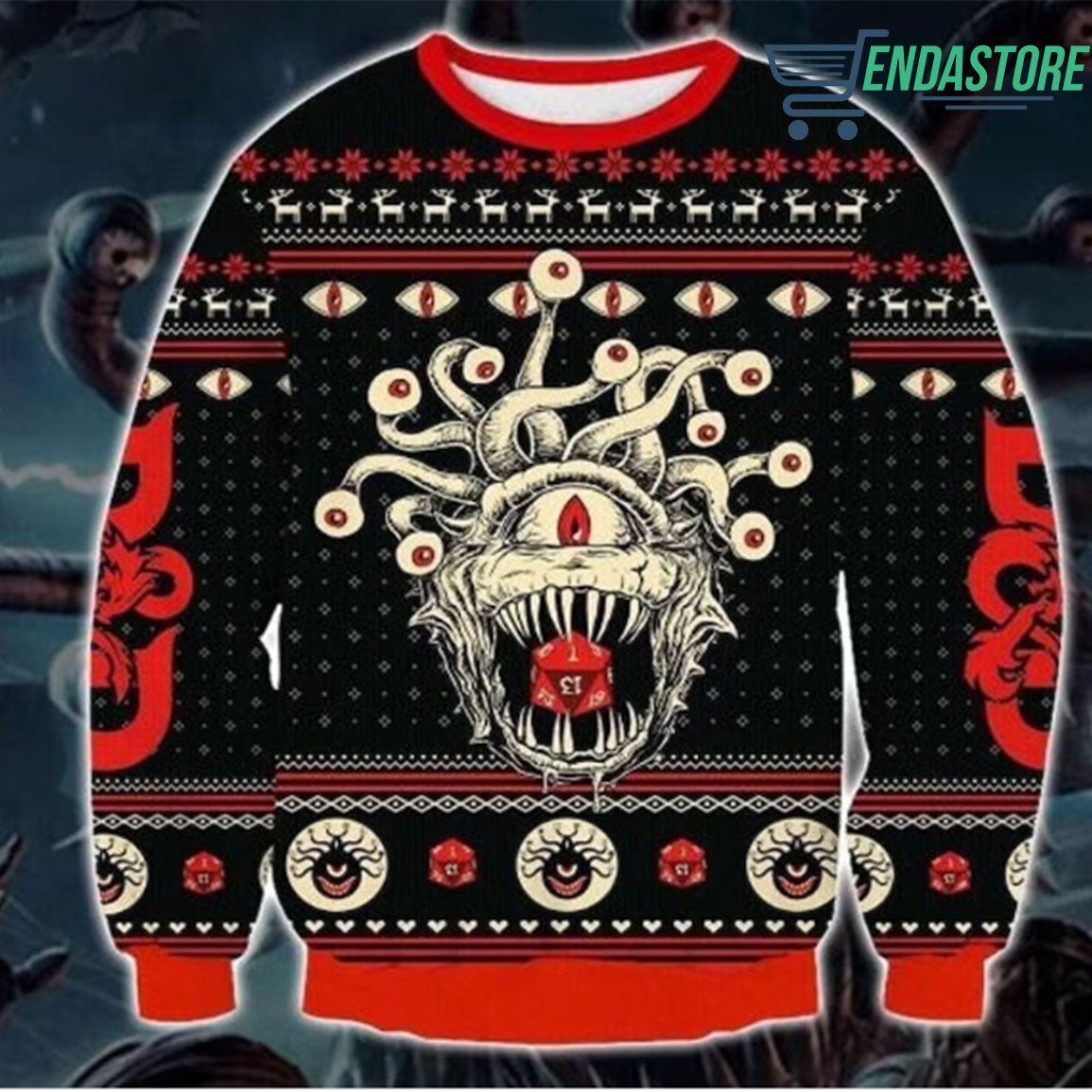 D. Ace 3D Ugly Christmas Sweater - Holiday Gift product image 4