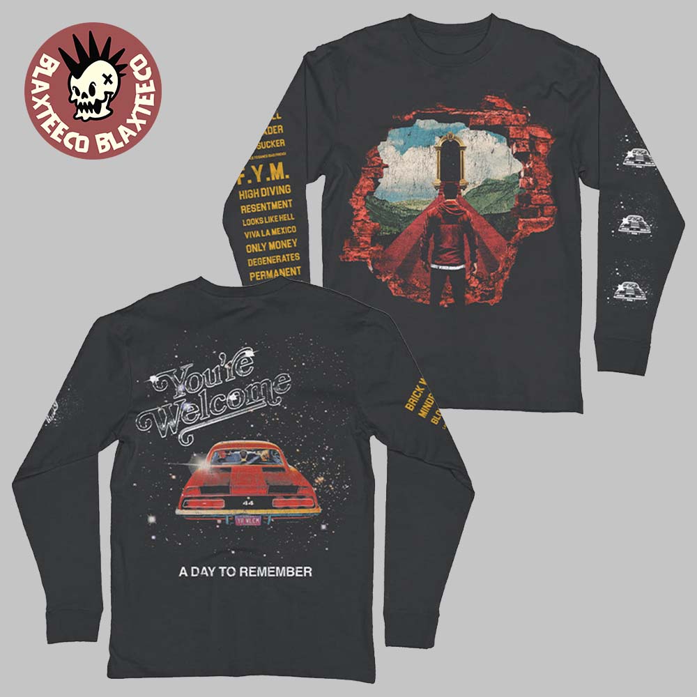 A Day To Remember You're Welcome 5 Year Anniversary - Adult & Kids T-Shirts, Sweatshirts & Hoodies apparel design preview 1