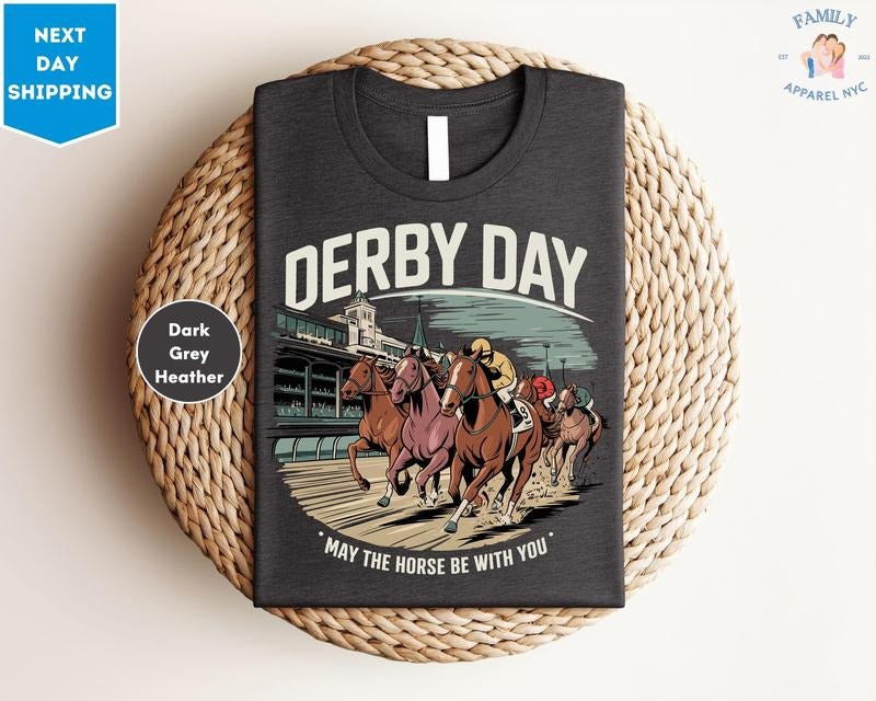 Derby Tradition Kentucky Mint Julep Since 1938 Horse - Adult & Kids T-Shirts, Sweatshirts & Hoodies apparel design preview 1