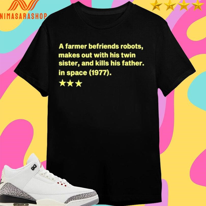 A Farmer Befriends Robots, Makes Out With His Twin - Adult & Kids T-Shirts, Sweatshirts & Hoodies apparel design preview 1