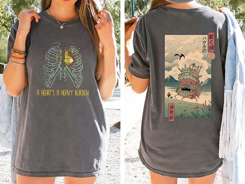 Heart'S Heavy Burden 2 Sided Comfort Color Howls - Adult & Kids T-Shirts, Sweatshirts & Hoodies apparel design preview 1