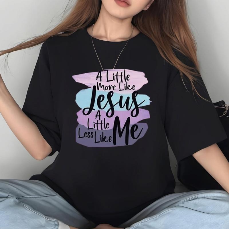 Little More Like Jesus Less Me Pure Cotton Casual - Adult & Kids T-Shirts, Sweatshirts & Hoodies apparel design preview 1