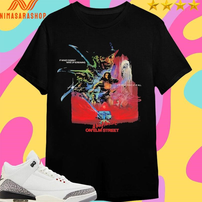 A Nightmare On Elm Street If Nancy Doesn’t Wake - Adult & Kids T-Shirts, Sweatshirts & Hoodies apparel design preview 1