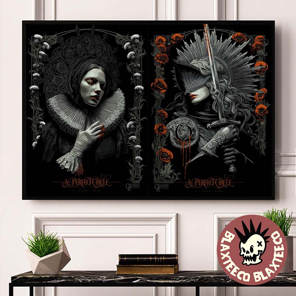A Perfect Circle London UK 2026 Night 1 And 2 - Adult & Kids T-Shirts, Sweatshirts & Hoodies apparel design preview 1