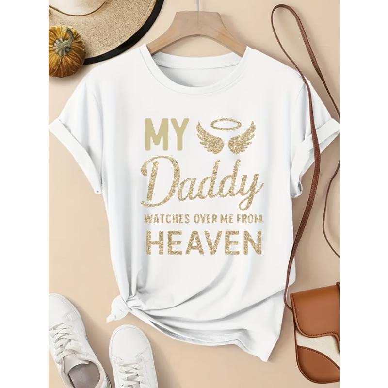 Loose Fitting Round Neck Phrase 'My Dad Is Watching - Adult & Kids T-Shirts, Sweatshirts & Hoodies apparel design preview 1