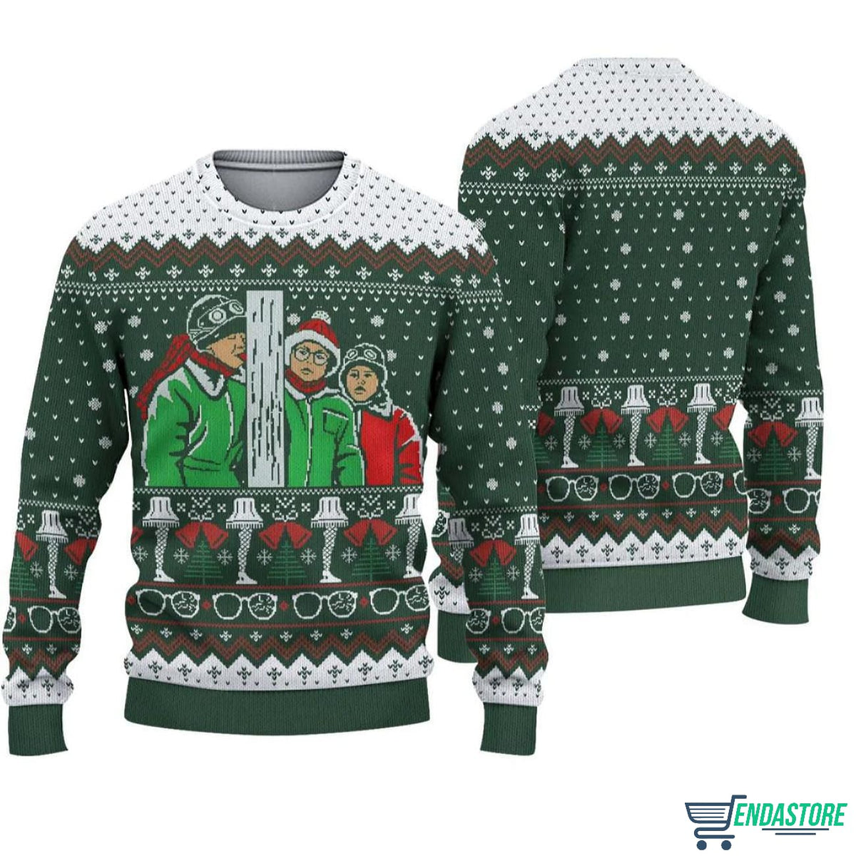 A Xmas Story Triple Dog Movie 3D Ugly Christmas Sweater - Holiday Gift product image