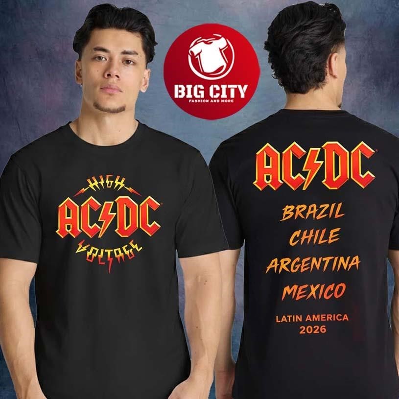 AC DC PWR Up Tour 2026 Sao Paulo Pop Merch At Tokio - Adult & Kids T-Shirts, Sweatshirts & Hoodies apparel design preview 1