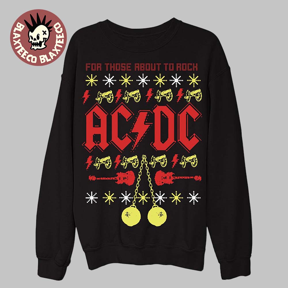 ACDC For Those About To Rock Festive 2025 Holiday - Adult & Kids T-Shirts, Sweatshirts & Hoodies apparel design preview 1