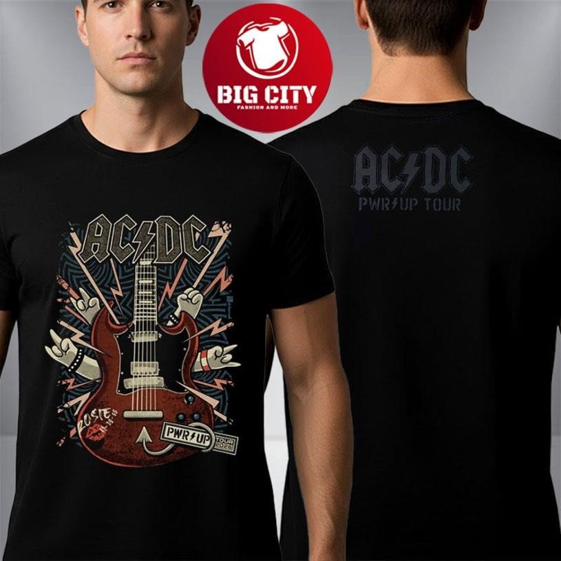 ACDC x Dr Bemoll Guitar Sound Light Whole Lotta Rosie - Adult & Kids T-Shirts, Sweatshirts & Hoodies apparel design preview 1