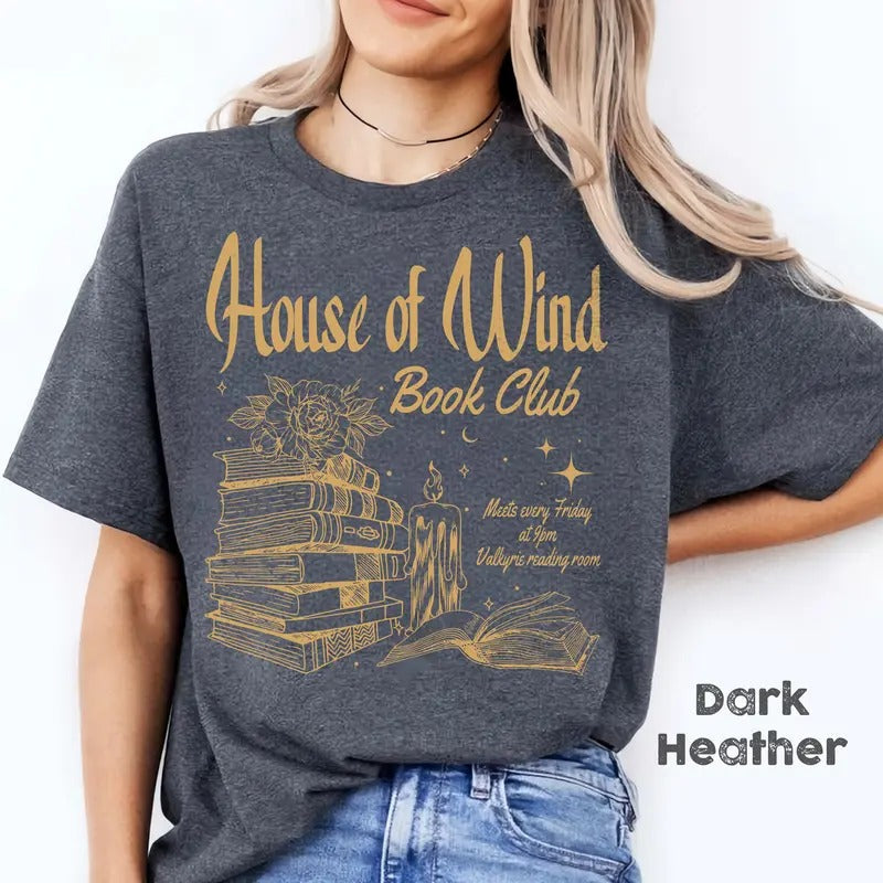 ACOTAR House Wind Book Club Night Court Vel.Ris - Adult & Kids T-Shirts, Sweatshirts & Hoodies apparel design preview 1