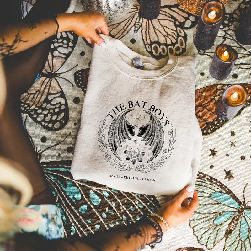ACOTAR Bat Boy Velaris Sarah J Maas Bookish Booktok - Adult & Kids T-Shirts, Sweatshirts & Hoodies apparel design preview 1