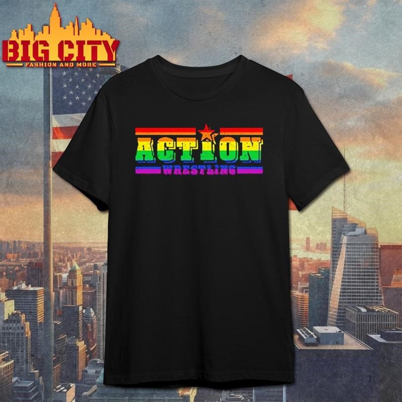 ACTION Pride Rainbow - Adult & Kids T-Shirts, Sweatshirts & Hoodies apparel design preview 1
