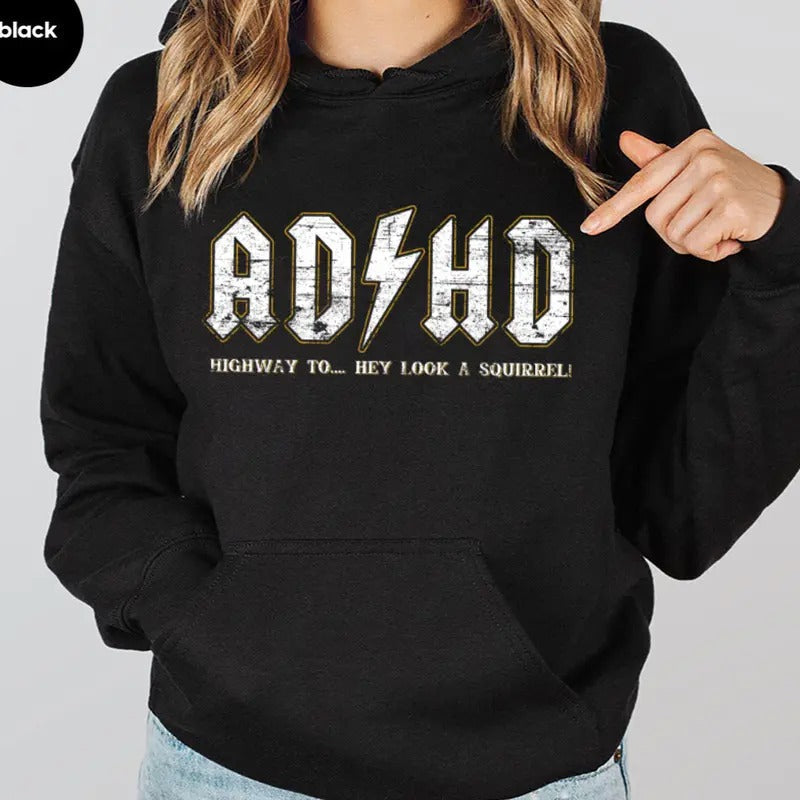 ADHD Casual Street Fleece Fabric Perfect - Adult & Kids T-Shirts, Sweatshirts & Hoodies apparel design preview 1
