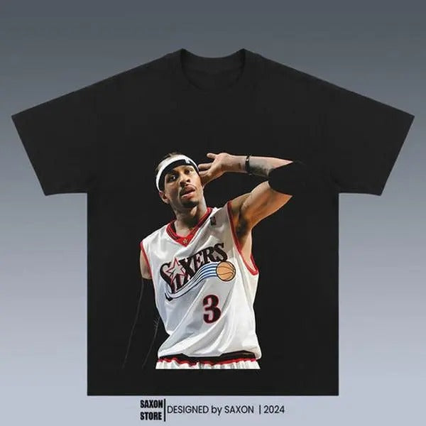 AI ALLEN IVERSON 3.27 VINTAGE SPORT FAN - Adult & Kids T-Shirts, Sweatshirts & Hoodies apparel design preview 1