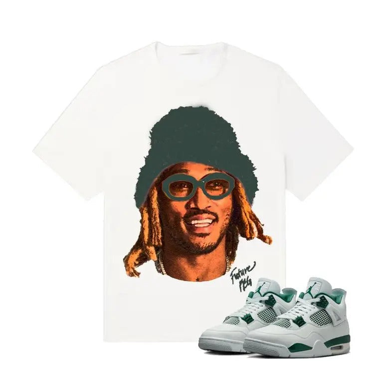 AJ 4 Oxidized Green Futureee Match Sneaker - Adult & Kids T-Shirts, Sweatshirts & Hoodies apparel design preview 1