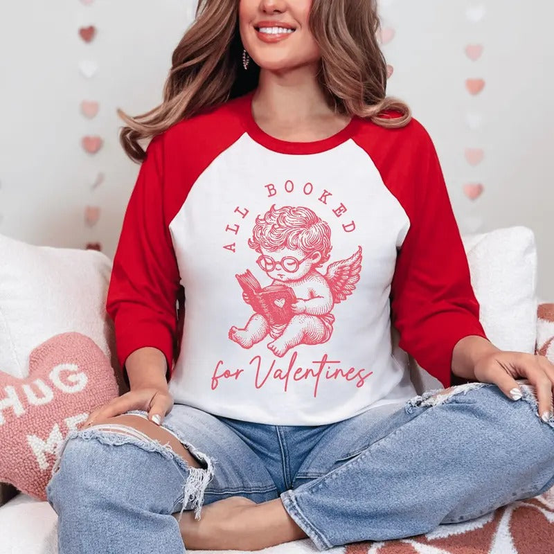 ALL Booked Valentines ONLY 1 This Price - Adult & Kids T-Shirts, Sweatshirts & Hoodies apparel design preview 1