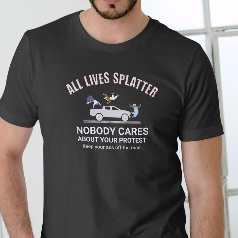 ALL LIVES PROTEST Cotton - Adult & Kids T-Shirts, Sweatshirts & Hoodies apparel design preview 1