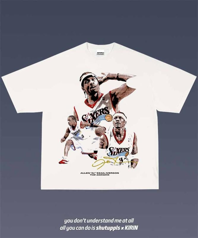 ALLEN IVERSON 5.17 VINTAGE SPORT FAN - Adult & Kids T-Shirts, Sweatshirts & Hoodies apparel design preview 1