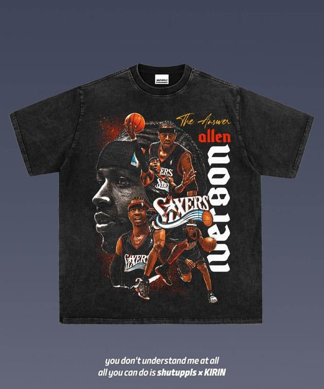 ALLEN IVERSON 5.1 Vintage Sport Fan - Adult & Kids T-Shirts, Sweatshirts & Hoodies apparel design preview 1