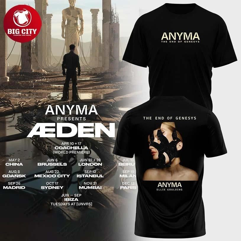 ANYMA presents AEDEN Edition 2026 Two Sided - Adult & Kids T-Shirts, Sweatshirts & Hoodies apparel design preview 1