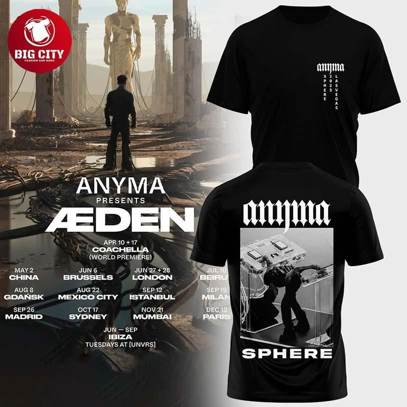 ANYMA presents AEDEN V4 Two Sided - Adult & Kids T-Shirts, Sweatshirts & Hoodies apparel design preview 1