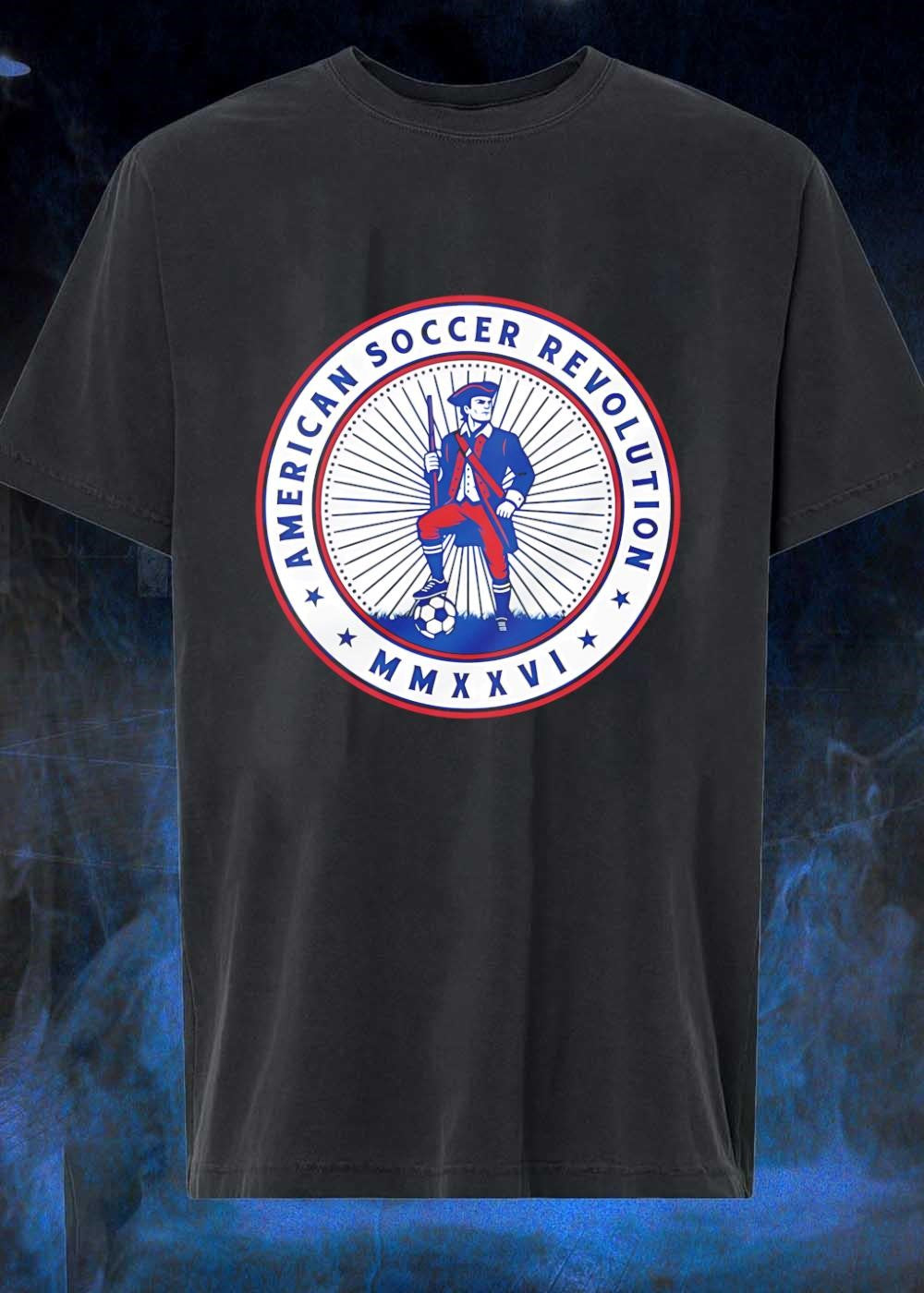 ASR American Soccer Revolution MMXVI Patriot Team - Adult & Kids T-Shirts, Sweatshirts & Hoodies apparel design preview 1