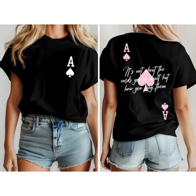 Ace Spades Print Inspiring Quote Inspirational Quotes - Adult & Kids T-Shirts, Sweatshirts & Hoodies apparel design preview 1