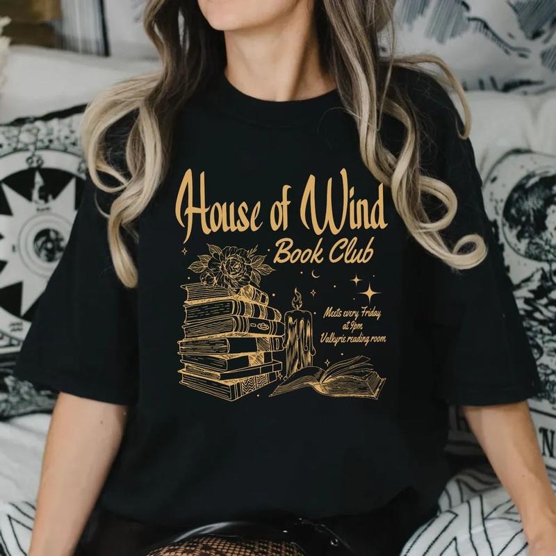 Acotar House Wind Book Club Night Court Velaris - Adult & Kids T-Shirts, Sweatshirts & Hoodies apparel design preview 1