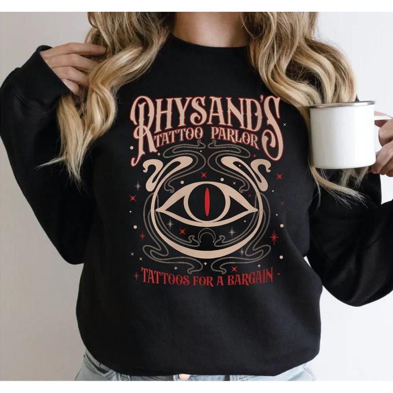 Acotar Velaris Rhysand'S Tattoo Parlor Feyre Rhysand - Adult & Kids T-Shirts, Sweatshirts & Hoodies apparel design preview 1